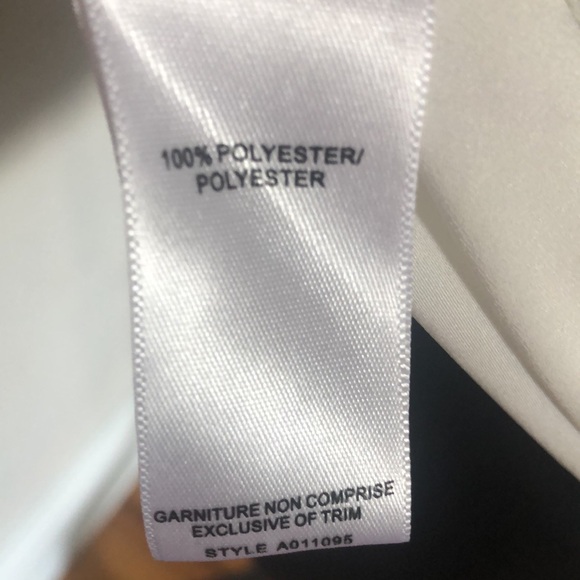 Ladies White and Black Chic by Jacob Blouse - Size Small - Picture 6 of 6